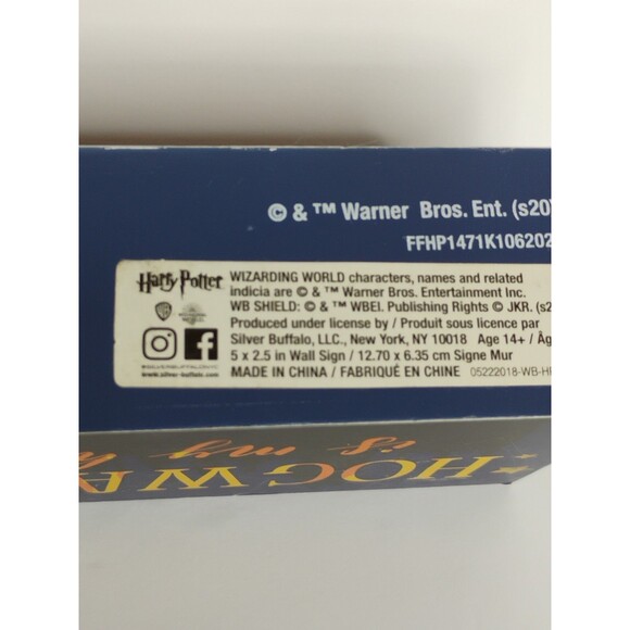 Hogwarts Is My Home Message Block, Harry Potter, Wizarding World, Paper Weight - Picture 5 of 11